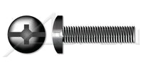 Steel Zinc Plated Flat Phillips® Drive 82 Degree Countersink Full Thread Machine Screw