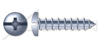Steel Zinc Plated Hex Indented Washer Red Painted Head Locking Serrations 7/16 Inch (in) A/F Threading Self-Drilling Machine Screw