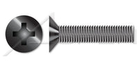 A4 Stainless Steel Flat Slot Drive Full Thread Metric Machine Screw