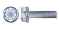 Steel Zinc Plated and Baked Hex Washer External Tooth Washer Safety and Environmental Management System (SEMS) Machine Screw