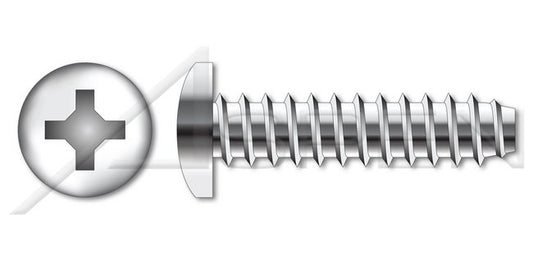 AISI 304 Stainless Steel (18-8) Slotted Hex Indented Washer Self-Drilling Screw - Image 1