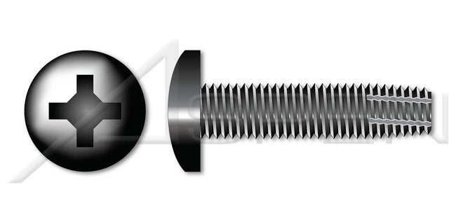 Steel Black Oxide Type "F" Pan Phillips® Drive Thread Cutting Screw - Image 1