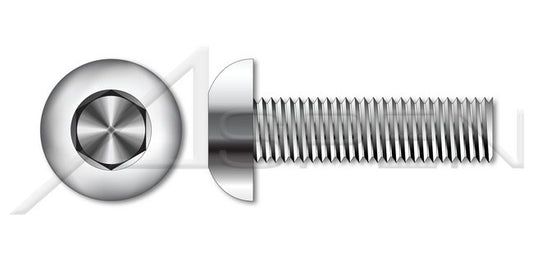 A2 Stainless Steel Full Thread Button Head Hex Socket Cap Screw - Image 1