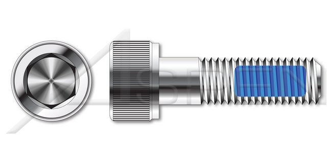 AISI 304 Stainless Steel (18-8) Thread-Locking Patch Hex Socket Head Cap Screw - Image 1