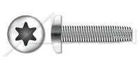 AISI 304 Stainless Steel (18-8) Type "F" Pan 6 Lobe Torx® Drive Thread Cutting Screw