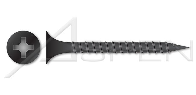 Steel Black Phosphate Bugle Phillips® Drive Coarse Thread Drywall Screw - Image 1