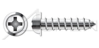 Steel Zinc Plated Hex Indented Washer Slotted Full Thread Hi-Lo Self-Tapping Sheet Metal Screw