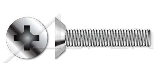AISI 304 Stainless Steel (18-8) Binding Head Slot Drive Full Thread Machine Screw - Image 1