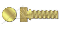 Brass Knurled Head with Shoulder Thumb Screw
