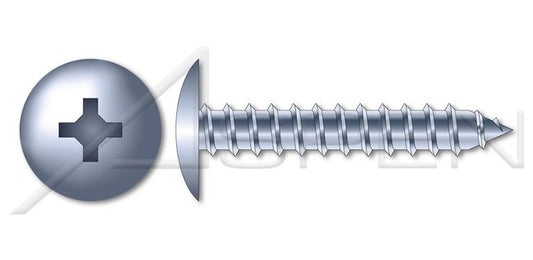 Steel Zinc Plated Hex Slotted Indented Washer Head with Bonded Sealing Self-Piercing Screw - Image 1