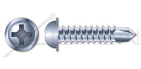 AISI 410 Stainless Steel Type "A" Pancake Head Phillips® Drive Self-Tapping Sheet Metal Screw
