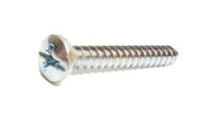 Galvanized Phillips-Slotted Tapping Screws Kit - Size 6-18 x 1 inch