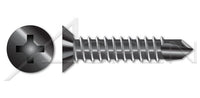 AISI 316 Stainless Steel Type "A" Flat Phillips® Drive Self-Tapping Sheet Metal Screw