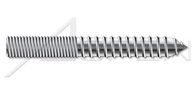 AISI 304 Stainless Steel (18-8) Full Thread Hanger Bolt - Image 1