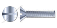 Nylon 6/6 Flat Slot Drive Full Thread Metric Machine Screw
