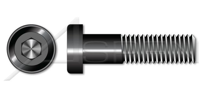 Unbrako® Class 10.9 Steel Plain Hex Socket Drive Low Head Hex Socket Cap Screw - Image 1