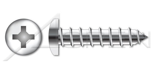 AISI 304 Stainless Steel (18-8) Flat Undercut Phillips® Drive Self-Drilling Screw - Image 1
