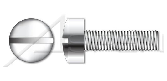 AISI 304 Stainless Steel (18-8) Thread-Locking Patch Pan Phillips® Drive Full Thread Machine Screw - Image 1
