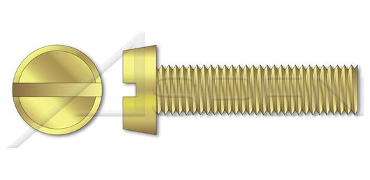 Steel Zinc Plated Pan Head Phillips®/Slot Combo Drive Full Thread Machine Screw - Image 1