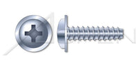 Steel Zinc Plated Pan Flange Head Phillips® Drive Thread Rolling Screw for Plastics