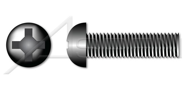 Steel Zinc Plated Flat Undercut Slot Drive 82 Degree Countersink Full Thread Machine Screw - Image 1