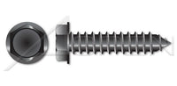 Steel Black Zinc and Baked Type "AB" Flat Undercut Phillips® Drive Self-Tapping Sheet Metal Screw