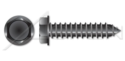 Steel Black Zinc and Baked Type "AB" Flat Undercut Phillips® Drive Self-Tapping Sheet Metal Screw - Image 1