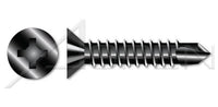 AISI 410 Stainless Steel Pancake Head Phillips® Drive Self-Drilling Screw