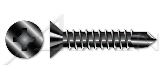 AISI 410 Stainless Steel Pancake Head Phillips® Drive Self-Drilling Screw - Image 1