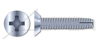 Steel Zinc Plated Type "1" Flat Undercut Phillips® Drive Thread Cutting Screw