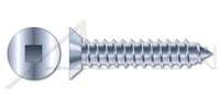 Steel Zinc Plated and Baked Flat Trim Head Square Drive Self-Drilling Screw