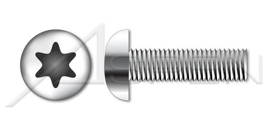 A2 Stainless Steel 6Lobe Torx® Drive Full Thread Button Head Cap Screw - Image 1