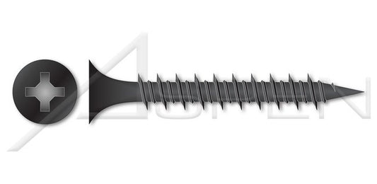Steel Black Phosphate Bugle Phillips® Drive Hi-Lo Double-Lead Fine Thread Drywall Screw - Image 1