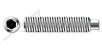 A2 Stainless Steel Dog Point Hex Socket Set Screw