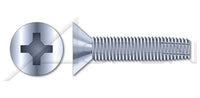 Steel Zinc Plated Type "F" Flat Head Phillips® Drive Thread Cutting Screw