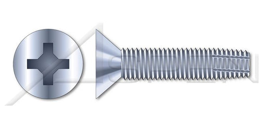 Steel Zinc Plated Type "F" Flat Head Phillips® Drive Thread Cutting Screw - Image 1