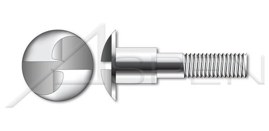Steel Chrome Plated Truss Head Tamper Resistant One-Way Slotted Drive Security Shoulder Screw - Image 1