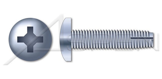 Steel Zinc Plated Type "1" Pan Phillips® Drive Thread Cutting Screw - Image 1