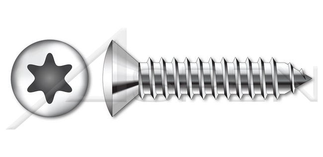 Steel Black Oxide Type "AB" Pan 6Lobe Torx® Drive Self-Tapping Sheet Metal Screw - Image 1