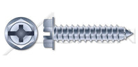 Steel Zinc Plated and Baked Type "A" Oval Slot Drive Self-Tapping Sheet Metal Screw