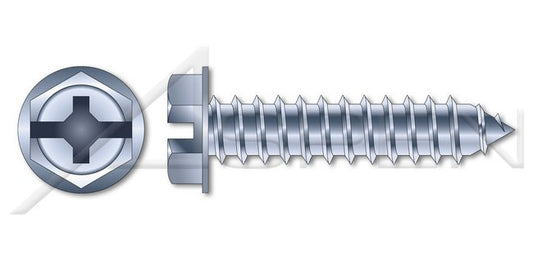 Steel Zinc Plated and Baked Type "A" Oval Slot Drive Self-Tapping Sheet Metal Screw - Image 1