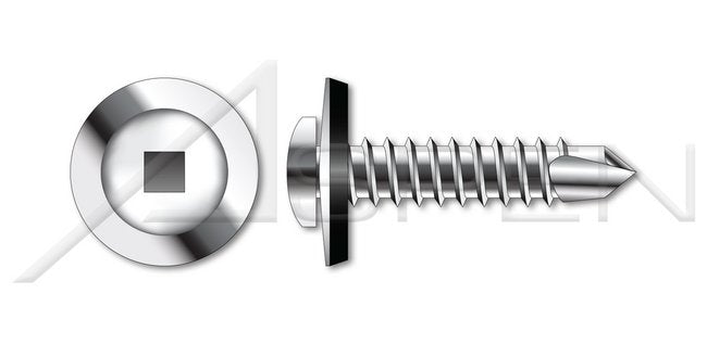Ultra Stainless Steel 410MO Indented Hex Head Self-Drilling Screw - Image 1