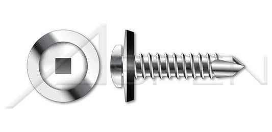 Ultra Stainless Steel 410MO Indented Hex Head Self-Drilling Screw - Image 1