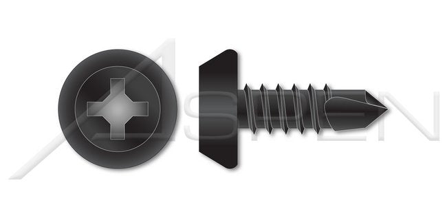 AISI 316 Stainless Steel Type "A" Oval Phillips® Drive Self-Tapping Sheet Metal Screw - Image 1