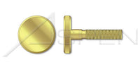 DIN 653 Metric Brass Knurled Flat Head Low Type Thumb Screw