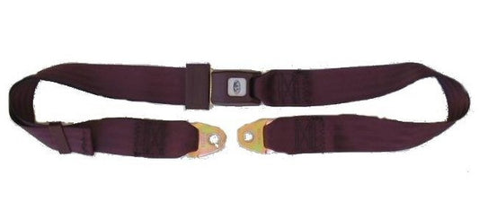 Black 90-Inch Stationary Seat Belt with 3-Point Retractors - Image 1