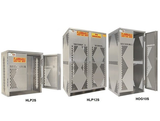 Gas Cylinder Horizontal Storage Cage - 4 to 33 Gallon Capacity - Image 1