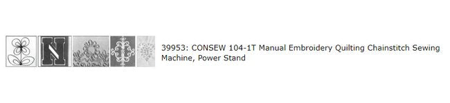 Consew Model 104-1T Sewing Machine - Image 2