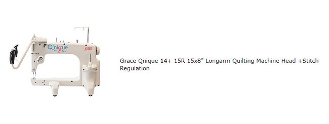Grace Qnique 15R Longarm Quilting Machine - Image 2