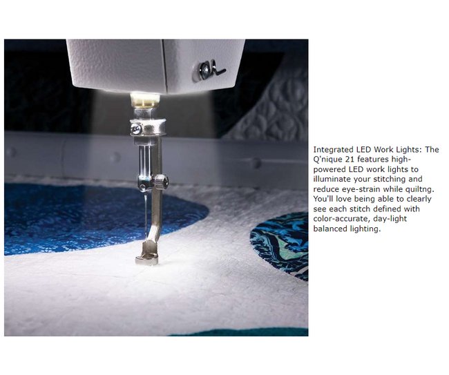 Grace Qnique 21 PRO Longarm Quilting Machine - Image 13